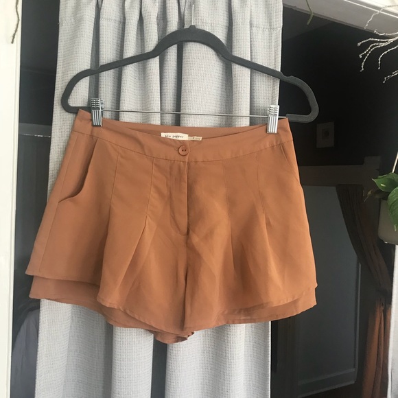 Blu Pepper Pants - Tan shorts by blu pepper